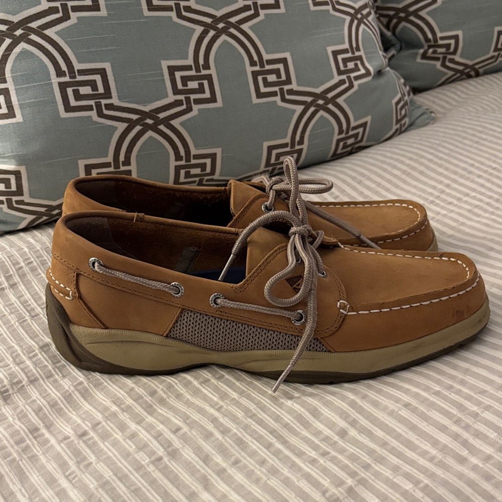 Sperry Men's Tan Leather Boat Shoes